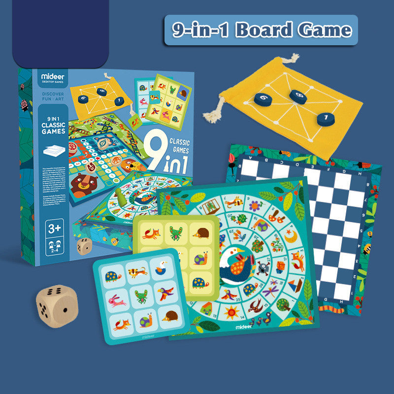 16-in-1 Multifunctional Board Game Children's Puzzle Board Game