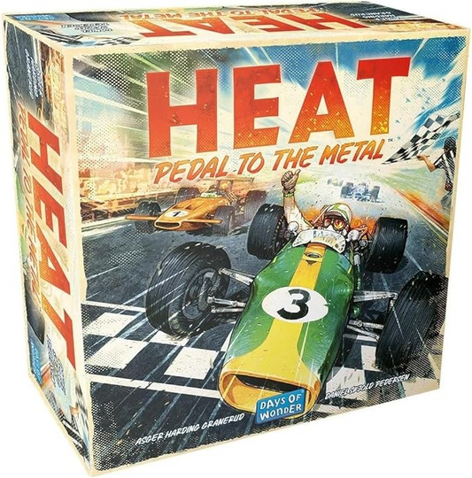 Days of Wonder | Heat: Pedal to The Metal | Racing Game | Ages 10+ | 1-6 Players