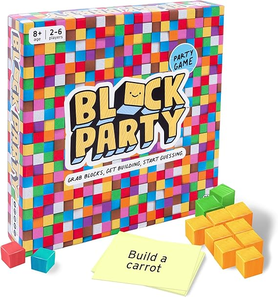 Big Potato Block Party: Colourful Block Building Family Board Game