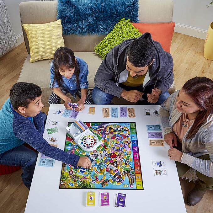 LIFE Game of Life Classic - Spin to Win - 2-4 Player - Family Board Games and Toys for Kids