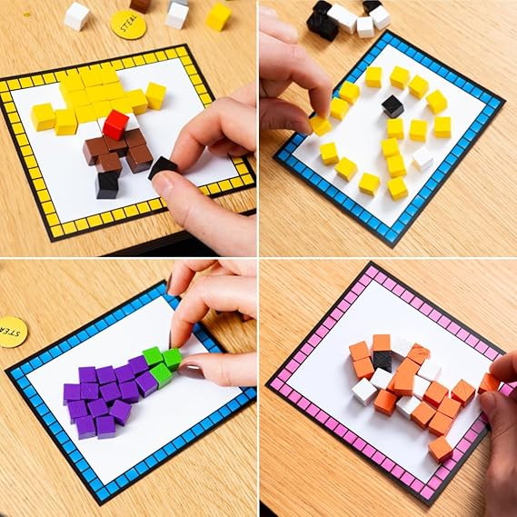 Big Potato Block Party: Colourful Block Building Family Board Game