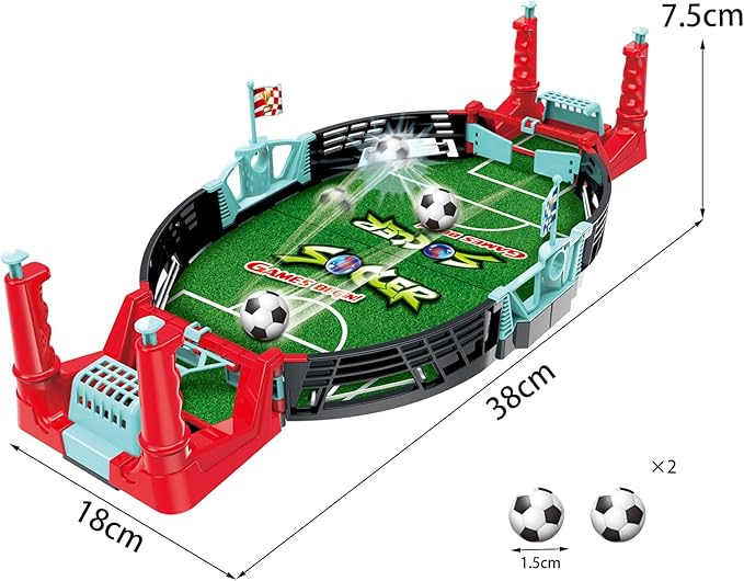 ZUNIPLEX Tabletop Football Game,Mini Table Soccer Game, Parent-Child Interactive Games