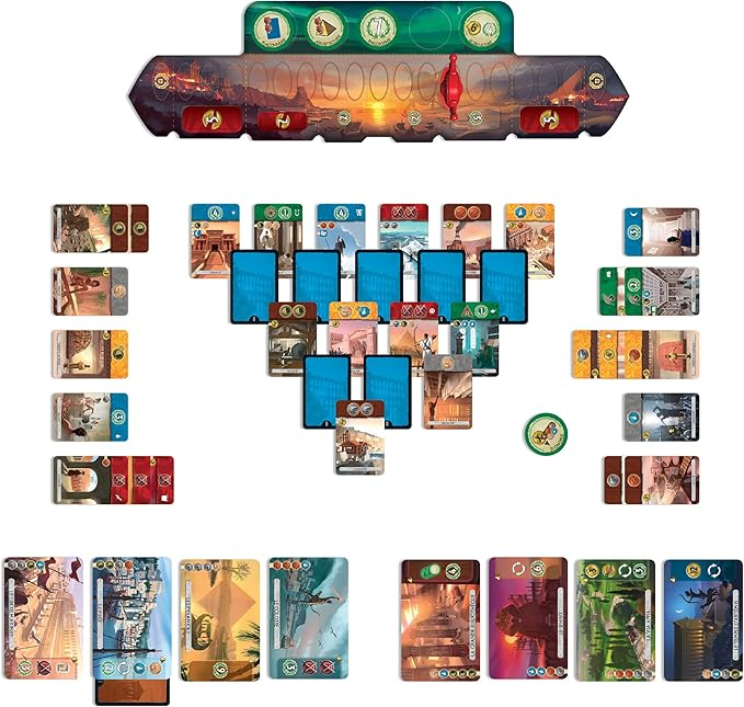 Repos Production Asmodee 7 Wonders: Duel One Colour Main Game