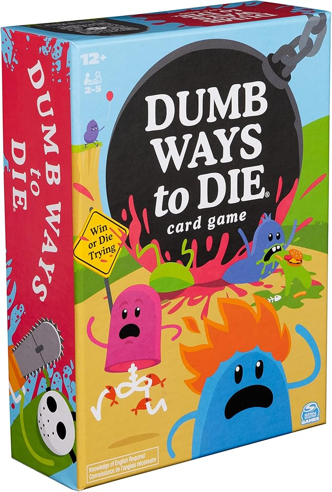 Spin Master Games Dumb Ways to Die Card Game Based on The Viral Video, Card Games for Adults